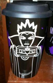 Disney Parks Snow White Evil Queen Ceramic Travel Coffee Mug NEW 