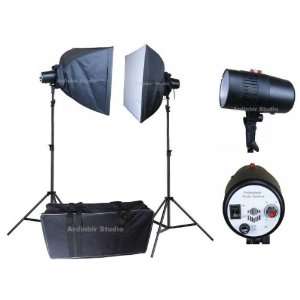   Strobe Monolight Softbox Lighting Kit With Light Stand: Camera & Photo