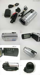 Samsung SMX F50 Flash Memory Digital Video Camcorder   Silver 2.7 LCD 