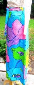 VTG THE LILLY PULITZER NEON QUILTED OP ART SKIRT XS/S  