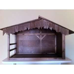   Hand Crafted Wooden Manger, Nativity, Stable, Creche 