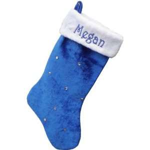  Blue Ice Personalized Christmas Stocking 