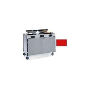  High Mobile Cooking Cart w/3 Infrared Heat Stove, Red: Everything Else