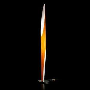 com Shakti Floor Lamp Finish Orange, Size / Base Finish / Bulb Type 
