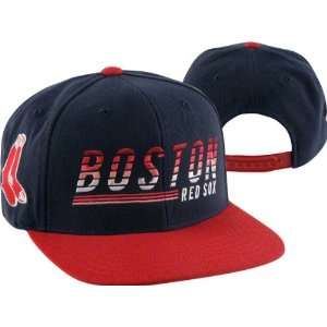   : Boston Red Sox Headline Snapback Adjustable Hat: Sports & Outdoors