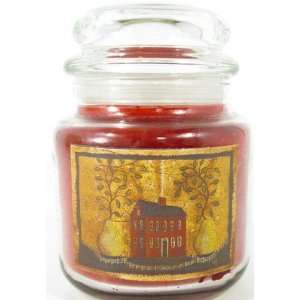    Candles candle jar 16 oz cinnamon pear trees