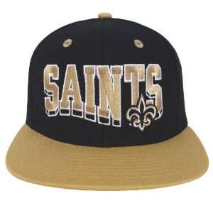  New Orleans Saints Retro Snapback Cap Hat Script Fleur 