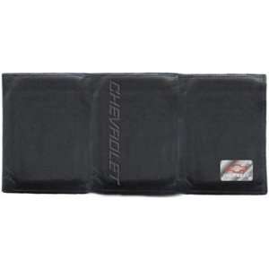  Chevrolet Black Leather Trifold Wallet By Motorhead 