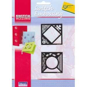  Switch Embossing Stencils Small Squares Card Making
