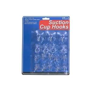   72 Packs of Large set suction cup hooks (set of 17) 
