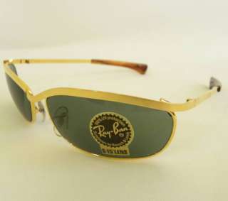 RAY BAN OLYMPIAN VI DELUXE GOLD W1982 NEW OLD STOCK VINTAGE 