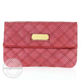 Marc Jacobs Rose Quilted Leather Eugenie Clutch  