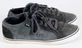 UGG Denim Fade Suede Skater Shoes Fleece Lined Sneakers 10  