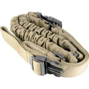   Point Bungee Rifle Sling/Steel Clip/Sleeve   TAN