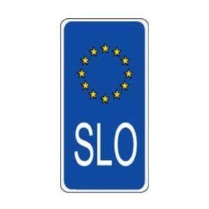  Slovenia Euroband Sidebar Decal   Bumper Sticker 