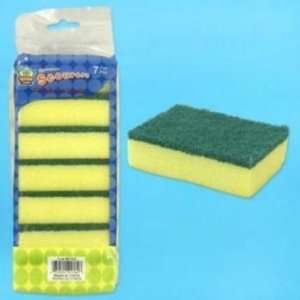  Sponge With Scrubber 7 Pack Cleaning Case Pack 48 