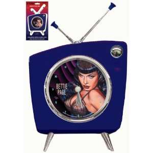   Page Alarm Clock TV Shaped Ahead Of Her Time Style