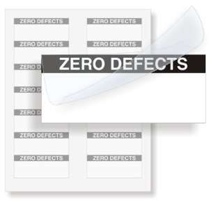  ZERO DEFECTS Self Laminating, 1.5 x 0.625 Office 
