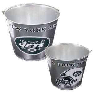  : NFL NEW YORK JETS STEEL BEER WINE BOTTLE BUCKET: Sports & Outdoors