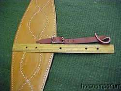 Western Heavy Duty Roper Back Cinch Belly Band Leather American Made 