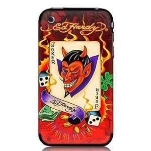   for Ed Hardy iPhone 3G 3Gs Tattoo Skin Devil Joker Card: Electronics