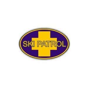  Ski Patrol Oval Decal Sticker
