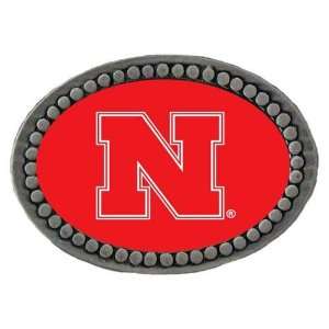  Nebraska Cornhuskers NCAA Team Logo Pewter Lapel Pin 