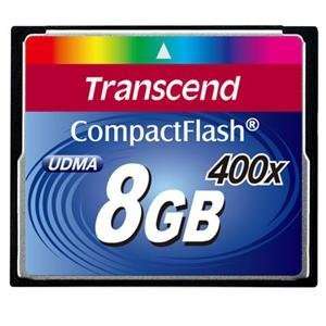  NEW 8GB CF CARD 400X, TYPE I   TS8GCF400