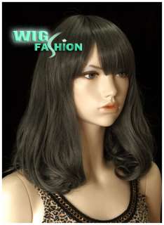 Medium Silver Grey Hair Wig MV81  