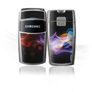  Design Skins for Samsung X200   Coloured Flames Design 