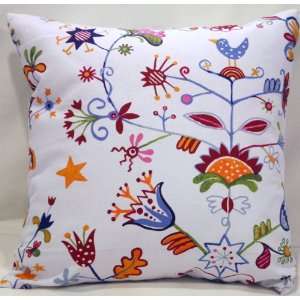  Cotton Cushion Pillow Cover 19 20   Botanical Flower on 