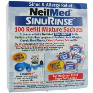  NeilMeds Sinus Rinse Pre Mixed Packets, 100 Count Box 
