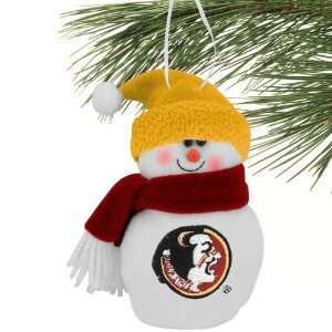 Florida State Seminoles (FSU) 6 Plush Snowman Ornament  