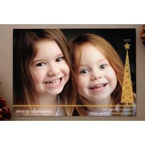  Simplified Christmas Tree Holiday Photo Cards by Ã 
