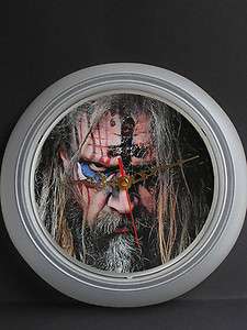 ROB ZOMBIE EVIL EYE ONE OFF UNIQUE WALL CLOCK  