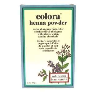  Colora Henna Veg Hair Ashbrown 2 oz. (Case of 6): Health 