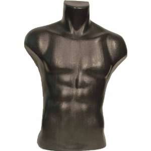  New Male Torso Mannequin Form Black: Arts, Crafts & Sewing