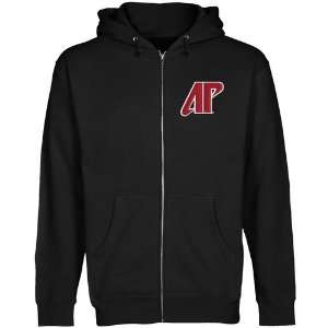 : NCAA Austin Peay State Governors Black Logo Applique Midweight Full 