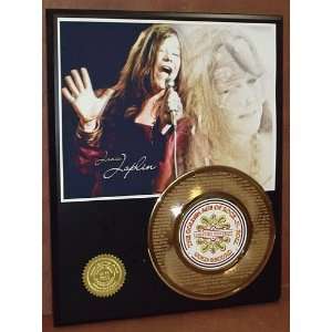  Janis Joplin Me & Bobby McGee 24kt Gold 45 Record LTD 