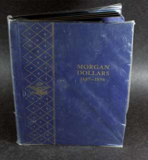 Up for bid is this 1887   1896 morgan dollars whitman coin album. It 