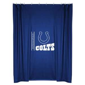   NFL Indianapolis Colts Locker Room Shower Curtain: Sports & Outdoors