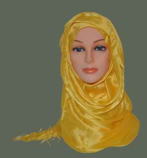Fancy Shawls Shayla Wrap Hijab Scarf Solid colors 68x24  