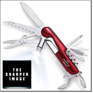 The Sharper Image Pocket Knife with Multiple Tools  