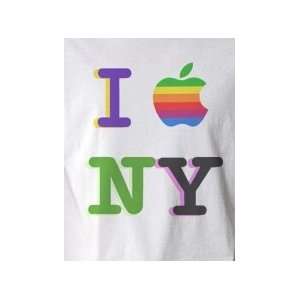  Apple Macintosh I love NY pop art T shirt (Mens Small 