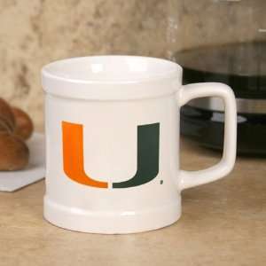   Miami Hurricanes 11oz. White Decal Ceramic Mug