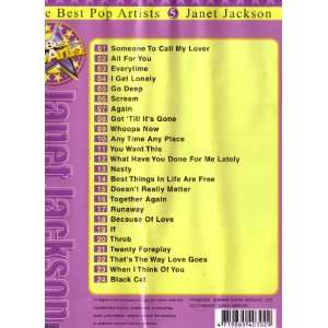  The Best of Pop Artist 5   Janet Jackson (Karaoke 