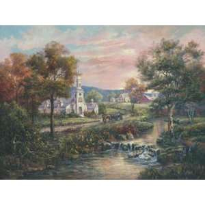    Vermonts Colonial Times   Carl Valente 16x12 CANVAS