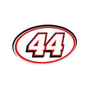   : 44 Number   Jersey Nascar Racing Window Bumper Sticker: Automotive