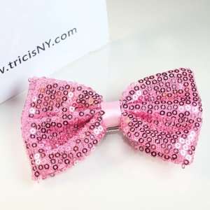  Sparkling Sequin beaded Hair Clip Pink Beauty