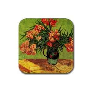   and Books By Vincent Van Gogh Square Coasters